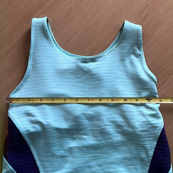 PEARL IZUMI WOMENS INFINITY WORKOUT TANK GREEN PURPLE SIZE M CYCLING RUNNING GYM - Picture 8 of 8